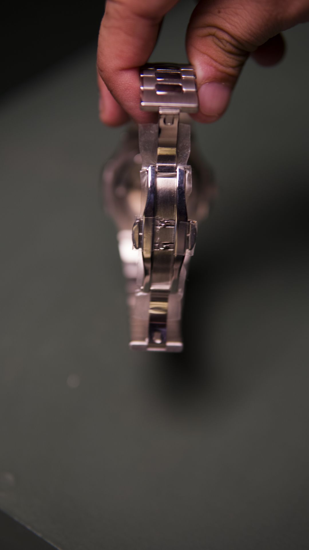 Integrated Steel Bracelet and Clasp